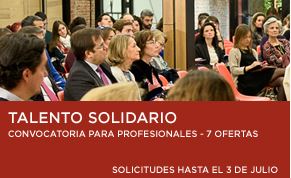 Convocatoria para nuevos profesionales por parte de la Fundación Botín en su programa Talento Solidario.